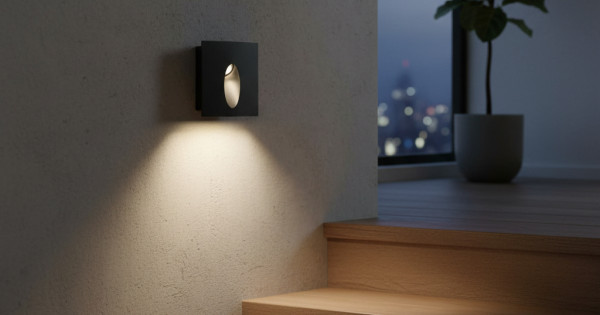 SPOT LED SCARA NEGRU 3W 3000K 68*68*48MM IP65